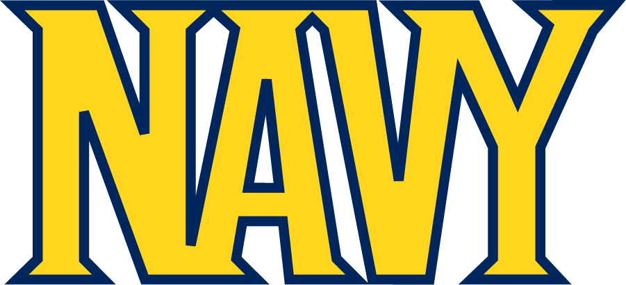 Navy Midshipmen 1996-2009 Wordmark Logo diy DTF decal sticker